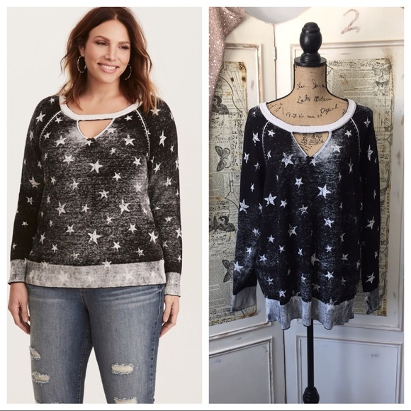 torrid star sweater